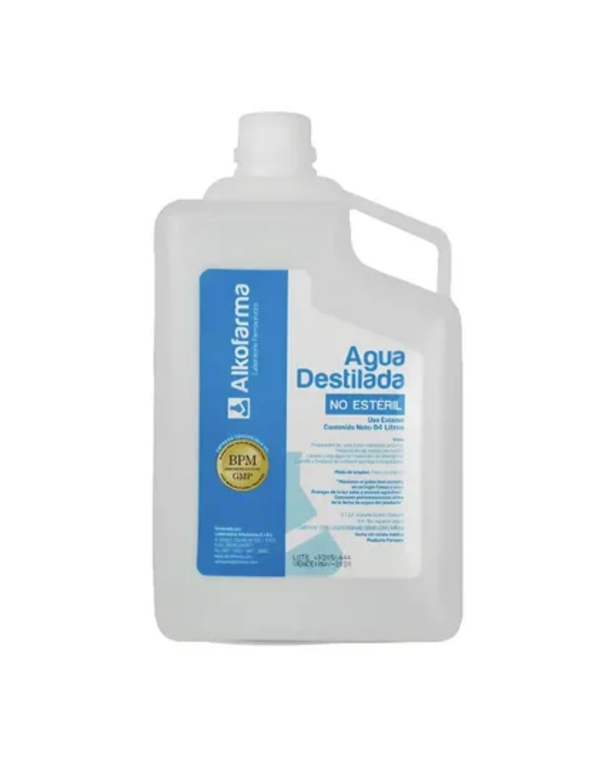 Agua destilada no estéril Alkofarma
