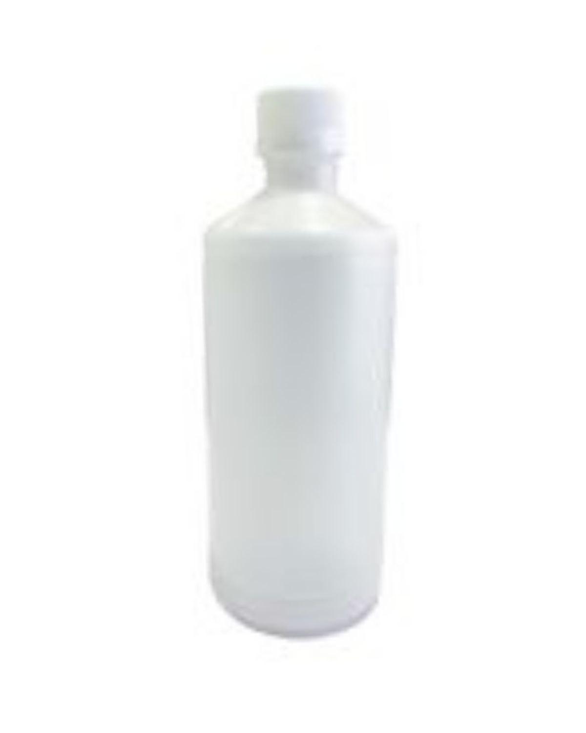 Frasco plástico blanco con tapa