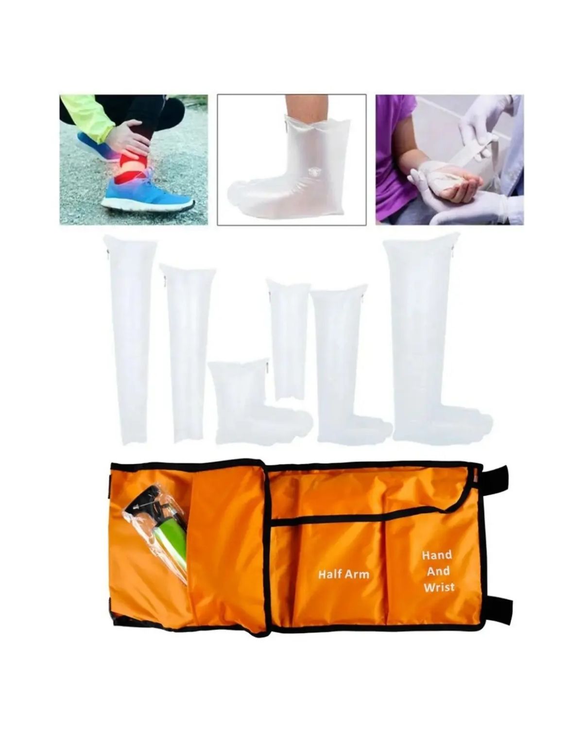 Kit de férula neumática inflable