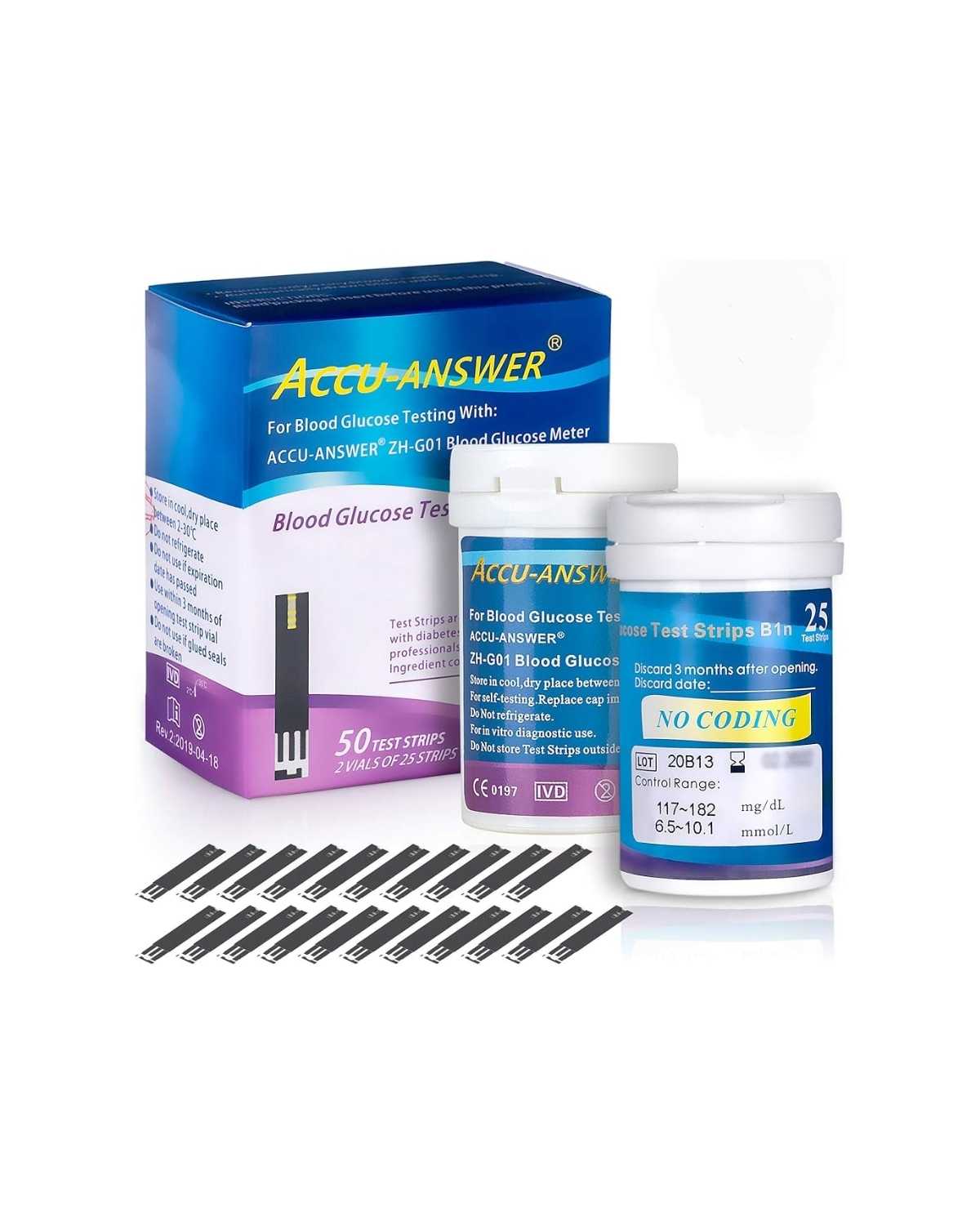 Tira reactiva para glucómetro Accu-Chek